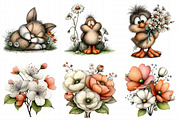 Whimsical Spring Clipart, an Illustration by Daily.Designs (Thumbnail 7 of 8)