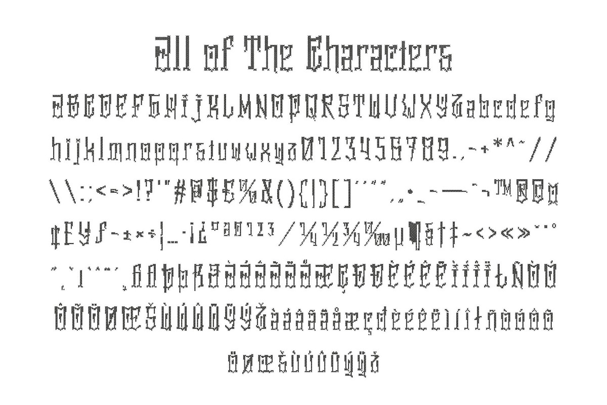 CS Densmore Stitched, a Sans Serif Font by Craft Supply Co. (Photo 8 of 8)