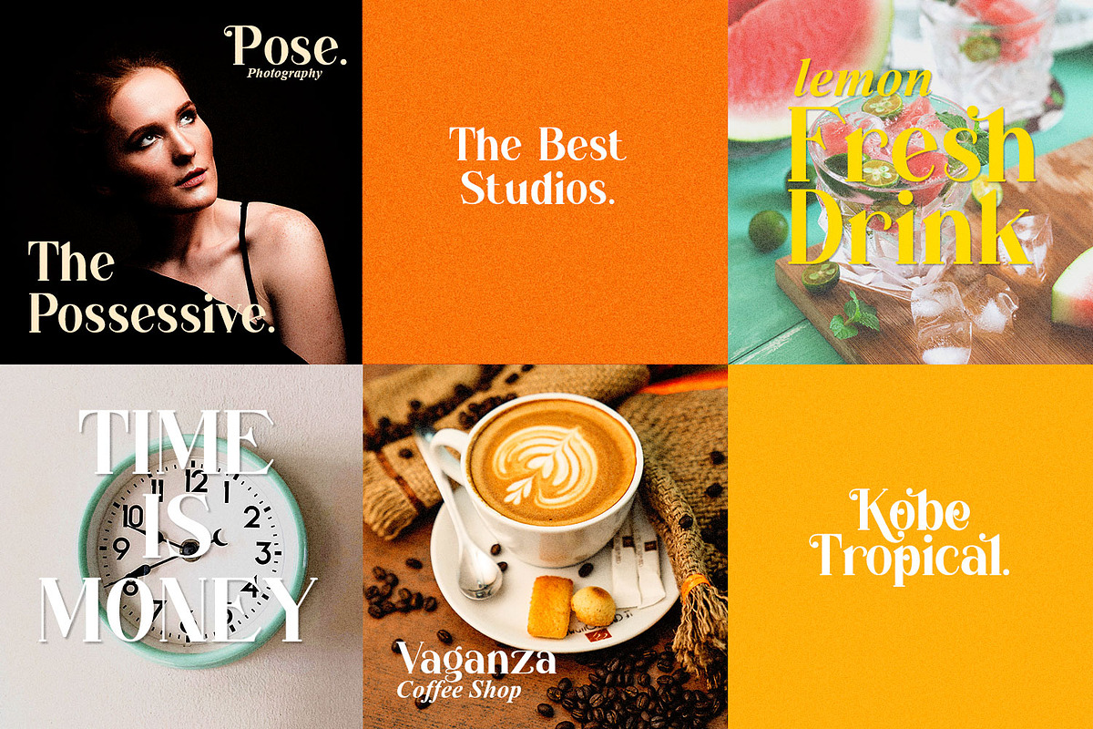 Borisna - Modern Display Serif Font, a Serif Font by Koplexs Studio (Photo 5 of 18)