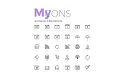 My Icons, an Outline Icon by Andrew Kras Design (Thumbnail 10 of 38)
