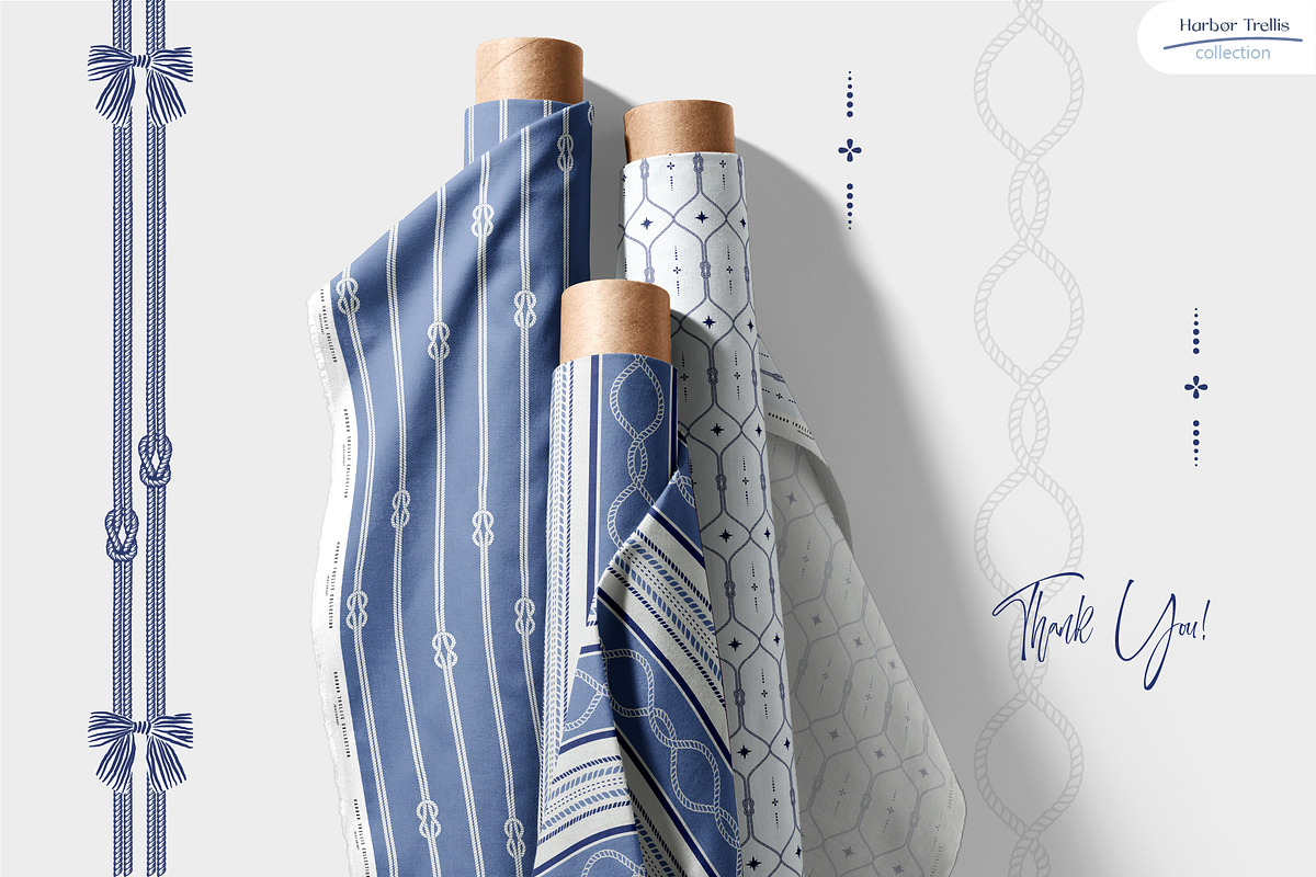 Harbor Trellis - Nautical Patterns, a Pattern Graphic by InaCorart (Photo 11 of 11)