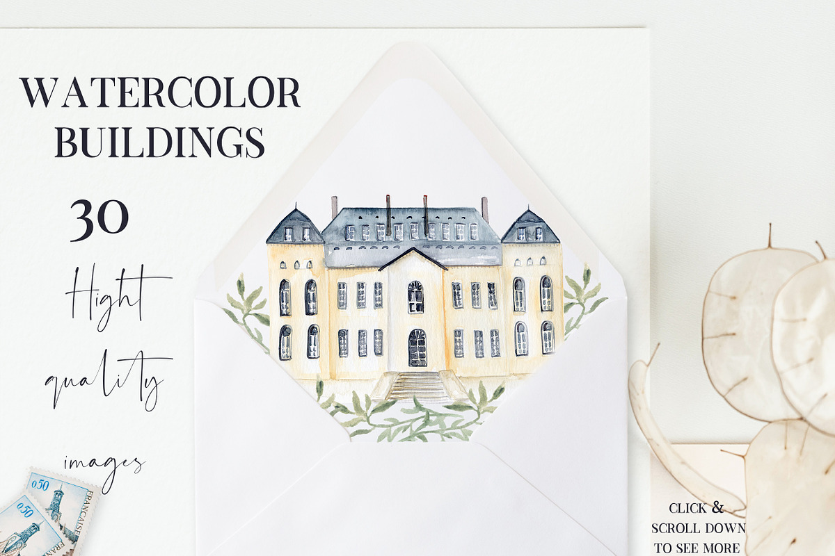 Crest Creator Wedding Watercolor, an Illustration by LABFcreations (Photo 5 of 18)