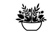 Charming flower basket wall art, an Illustration by Amazin_art (Thumbnail 12 of 32)
