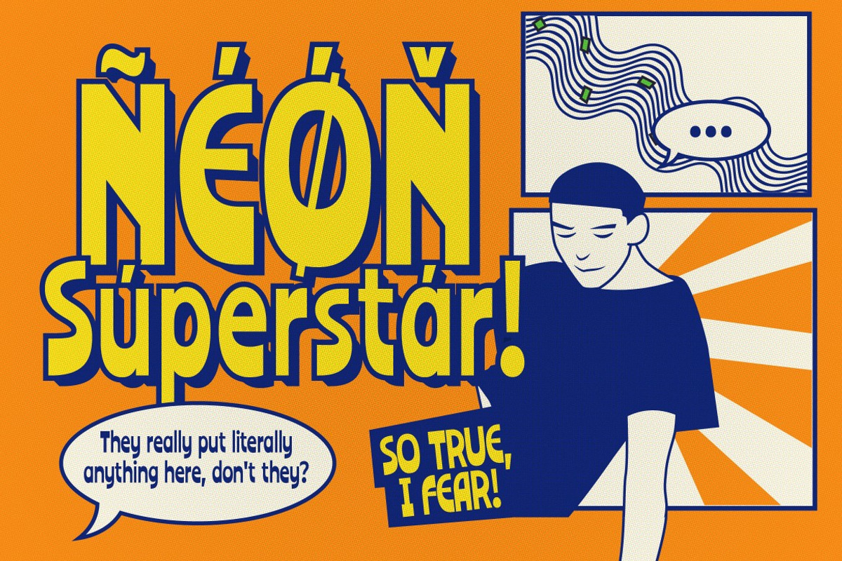 Rethicon, a Sans Serif Font by graphicook (Photo 9 of 10)
