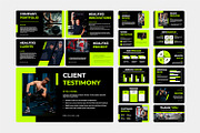 Healfixs Gym PPTX Presentation, a Presentation Template by Kren Studio (Thumbnail 1 of 8)