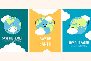 Save Earth Concept Template Banner