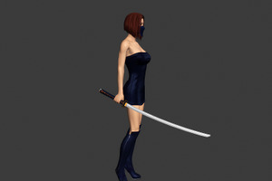 3DFoin - Female Ninja