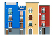 12 building facades. VECTOR, a Food Illustration by Natalka Dmitrova art (Thumbnail 11 of 14)