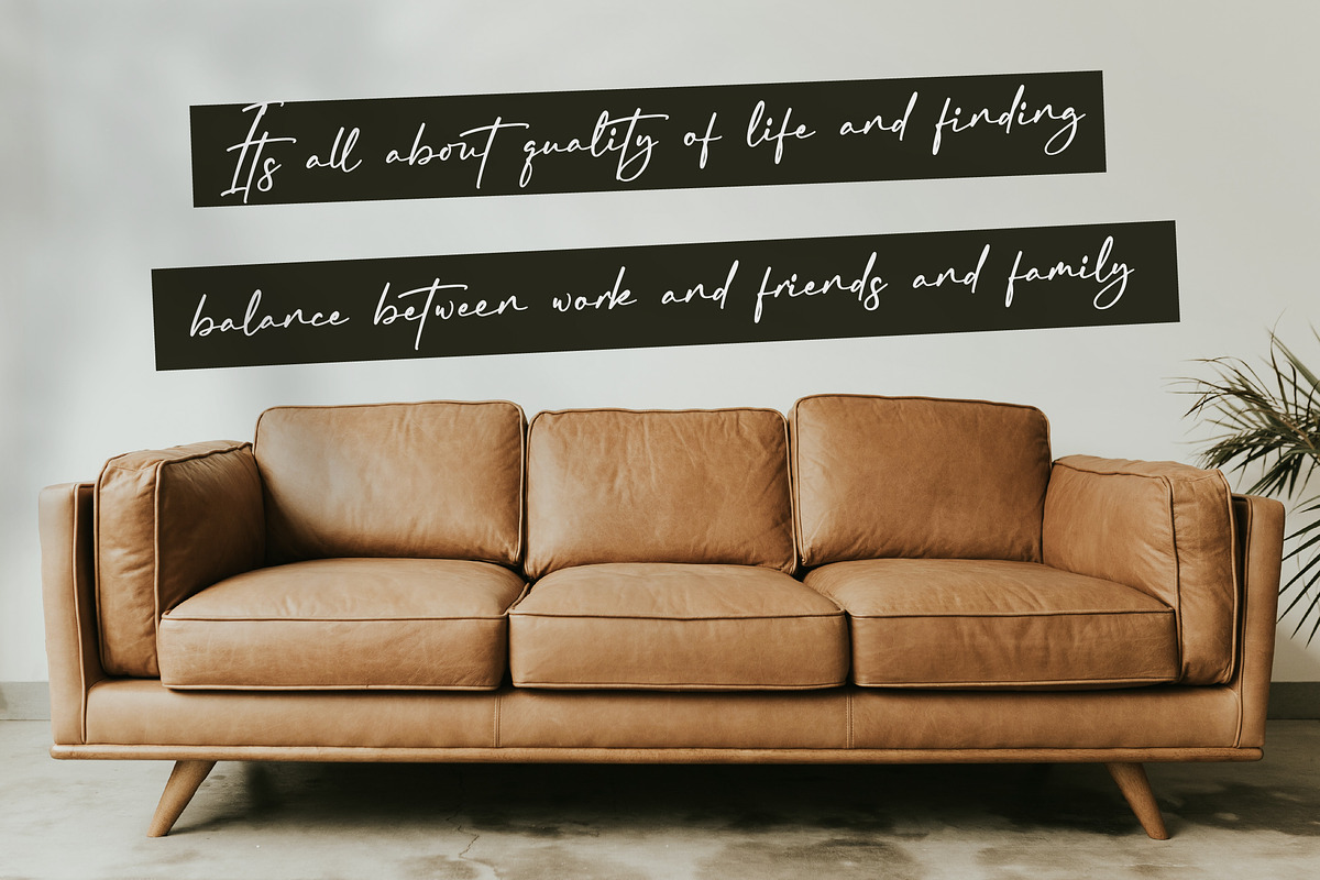 Rundreams Signature Modern Signature, a Script Font by Letterena Studios Script (Photo 11 of 15)