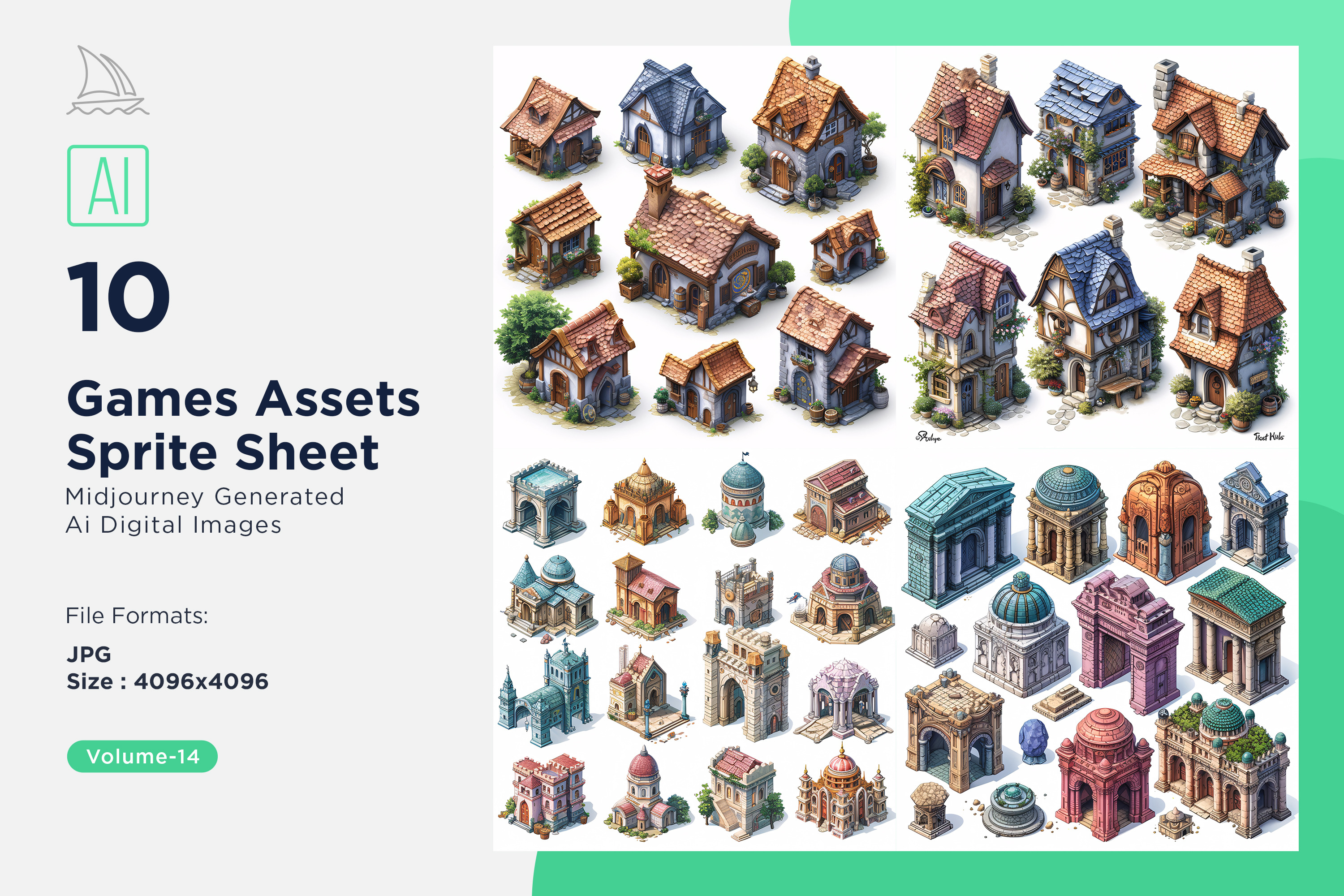 Games Assets Sprite Sheet on White, a Technology Photo by shahsoft
