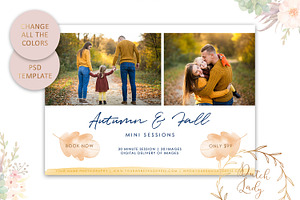 PSD Photo Session Card Template 10