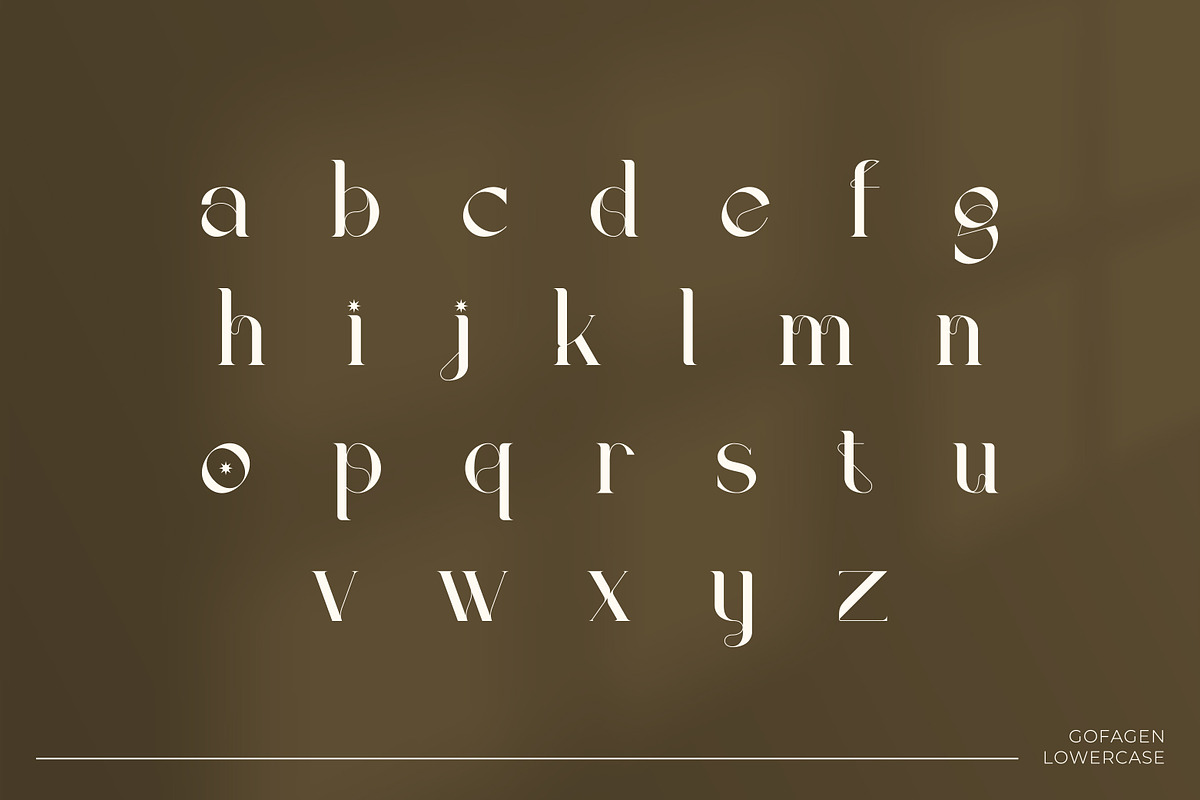 Gofagen | Modern Serif Typeface, a Serif Font by Kahade Studio (Photo 8 of 9)