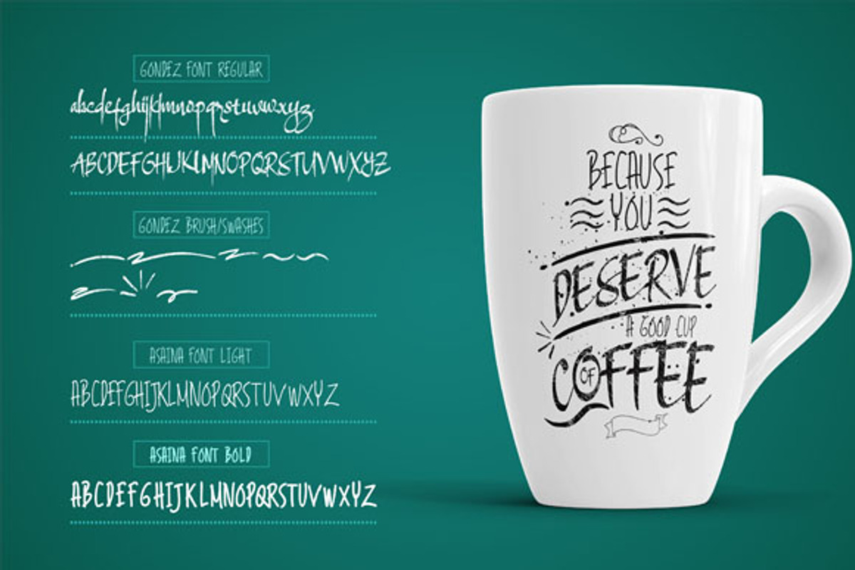 Gondez Font Duo + Ekstra preview 7