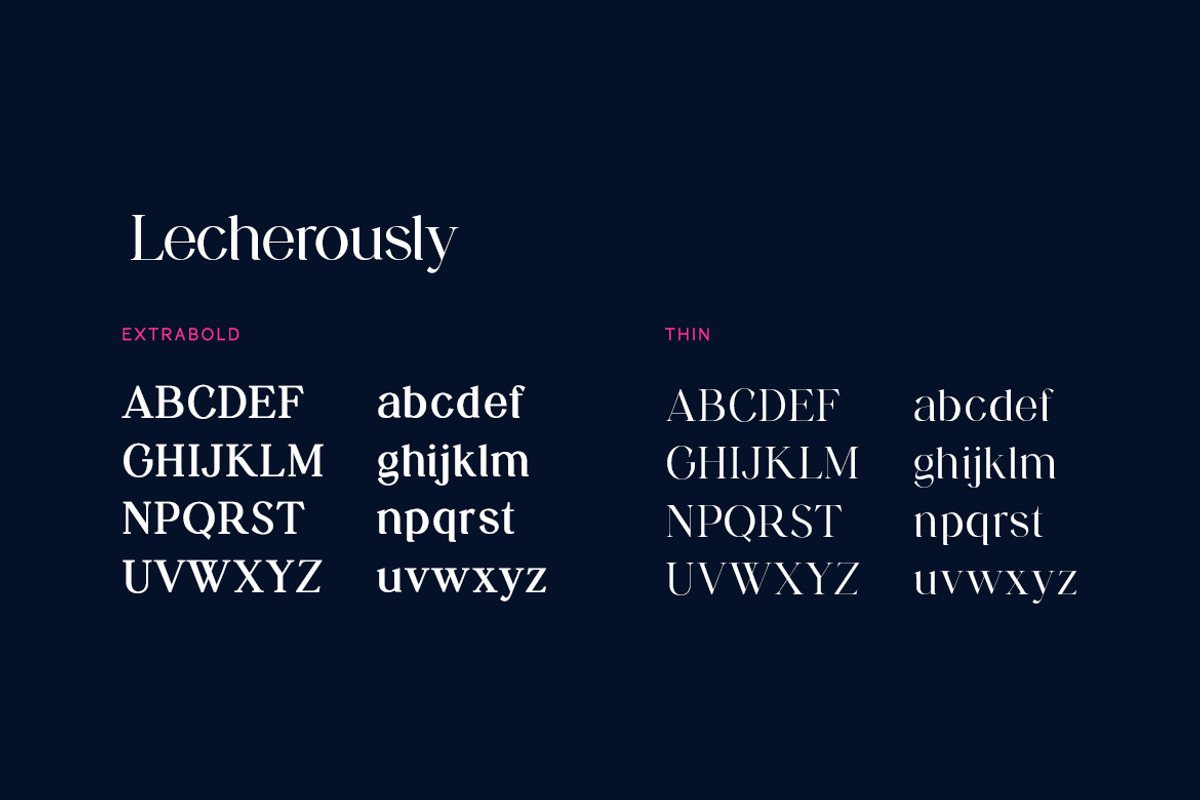 Lecherously Modern Serif Font, a Serif Font by UICreative (Photo 7 of 13)