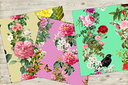 Pink  roses seamless patterns, a Pattern Graphic by NastiaDesignsPrints (Thumbnail 10 of 10)
