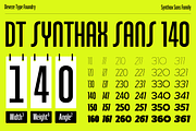 DT Synthax Sans, a Sans Serif Font by Deveze Type Foundry (Thumbnail 4 of 15)