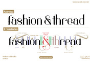 Fashion Vogue, a Serif Font by panakota studio (Thumbnail 3 of 9)
