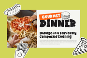 Holiday Snack - Food Font, a Handwritten Font by Mozatype (Thumbnail 7 of 8)