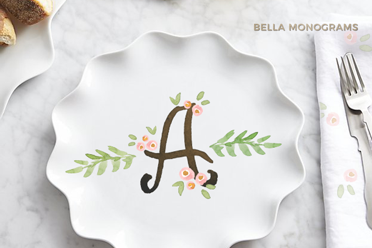 Bella Monograms & more, an Illustration by KLUGE+CO (Photo 2 of 11)