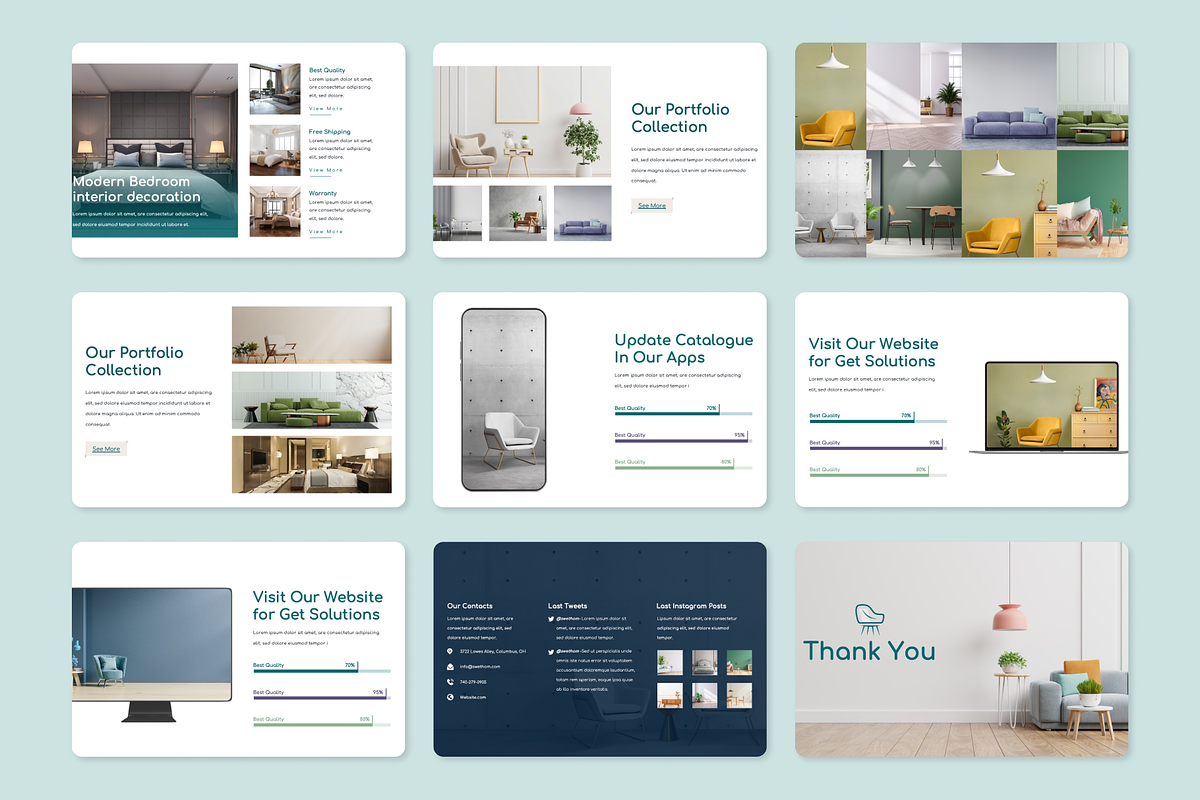 Resume and Portfolio PowerPoint, a Presentation Template by Premast (Photo 4 of 5)