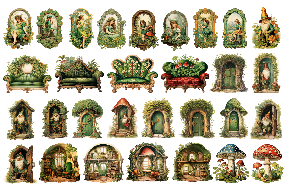 Vintage Fairy Clipart, an Object Illustration by Digital Xpress (Photo 2 of 3)