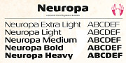 Neuropa, a Sans Serif Font by Device (Thumbnail 4 of 6)