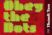 MetroBots Chrome, a Font by Our House Graphics Inc. (Thumbnail 16 of 16)