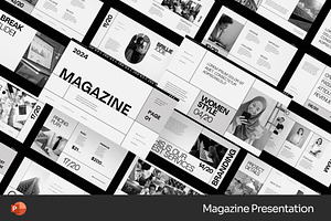 Magazine Powerpoint Templates, a Presentation Template by Fit-tee