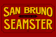Stockman - Vintage Sans Serif Font, a Sans Serif Font by Surplus Type Co (Thumbnail 6 of 8)