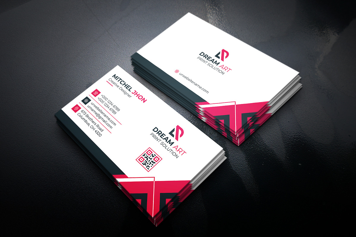 Corporate Business Card Template, a Business Card Template by GFXCity (Photo 1 of 4)