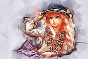 Fashion Sketch Photoshop Action, an Action Add-On by GorynArt (Thumbnail 11 of 24)