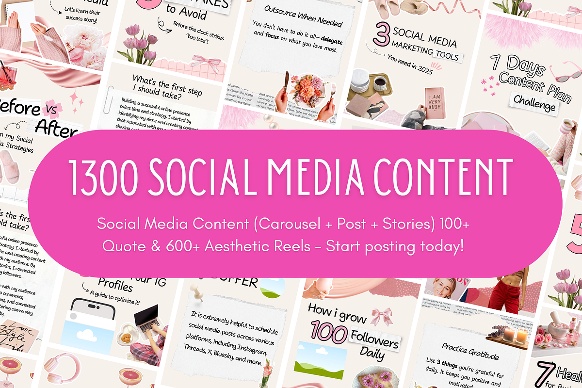 All-in-One Social Media Content, a Templates & Theme by wekreatif (Photo 1 of 10)
