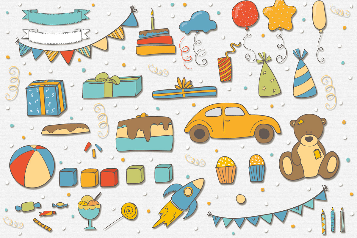 Happy Birthday, an Illustration by clipick (Photo 2 of 5)
