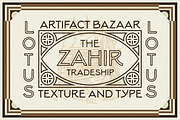 Lotus | Egyptian Sans, a Sans Serif Font by Artifact Bazaar (Thumbnail 5 of 6)