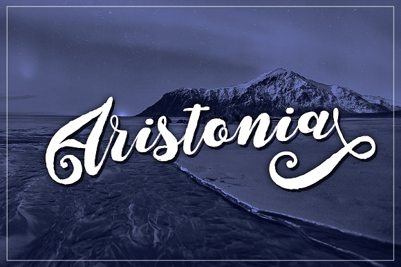 Aristonia Script preview 8
