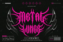 Metal Lung Typeface