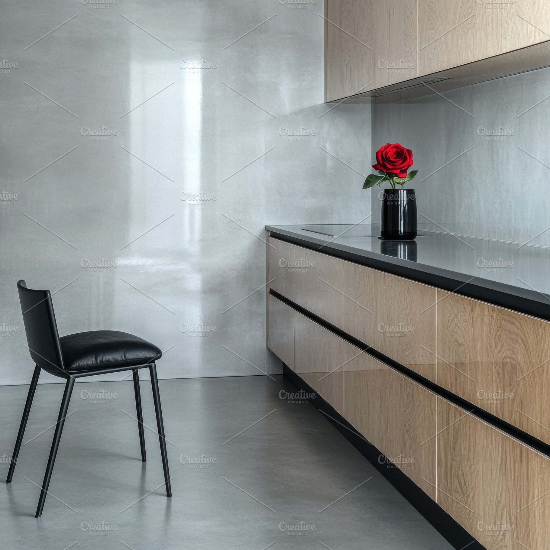 Minimalist Modern Kitchen, an Architecture Photo by Virgo Studio