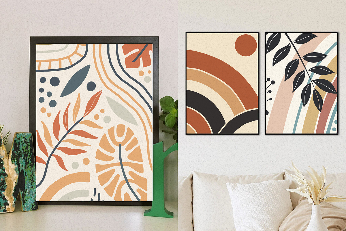 Rainbow Wall Art Print Set, a Wallpaper Graphic by Helospace (Photo 7 of 10)