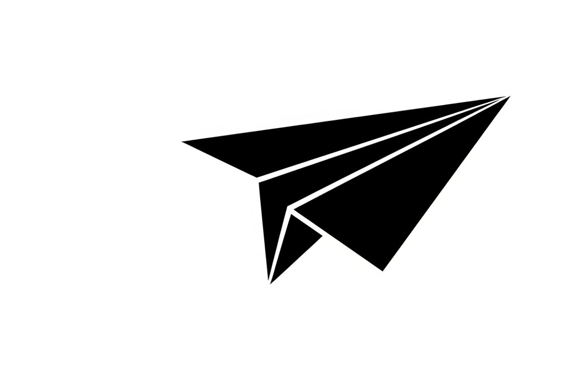 Simple black airplane icon symbol, an Illustration by Amazin_art (Photo 8 of 21)