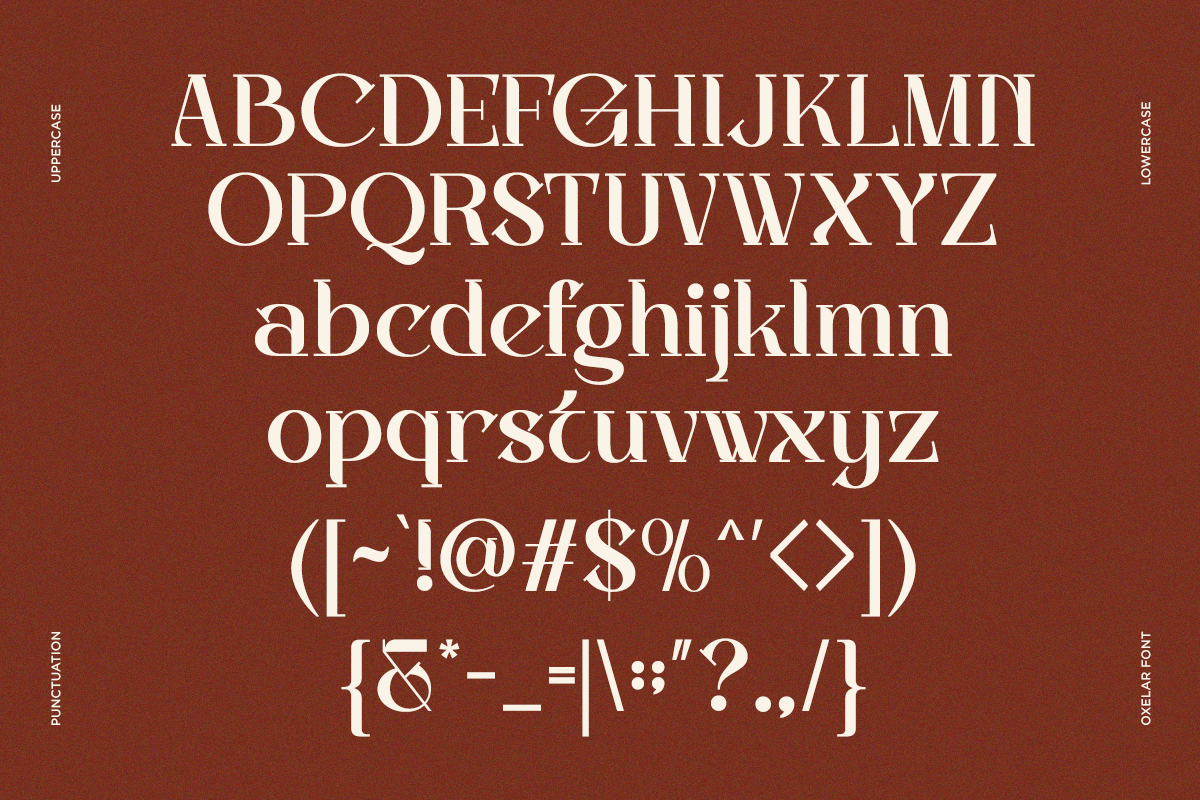 Oxelar - Luxury Editorial Serif Font, a Serif Font by Font Liner (Photo 9 of 10)
