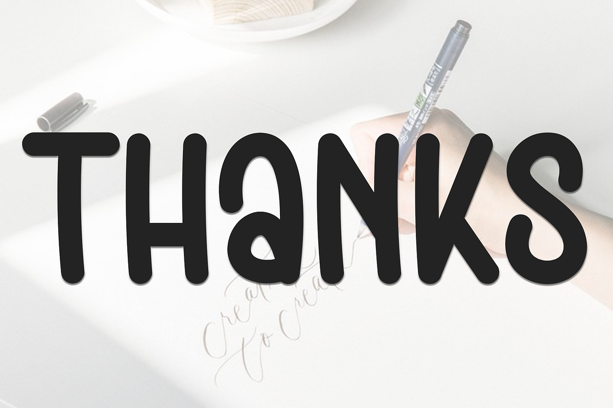Blue Sticky, a Script Font by FreshTypeINK (Photo 7 of 7)