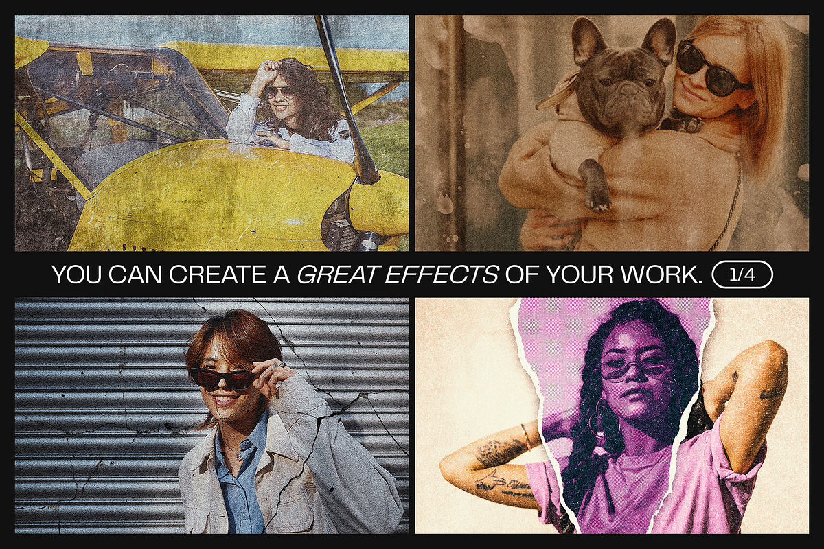12 Photo Effect Templates, a Brushes & More by iDoodle Studio (Photo 3 of 6)