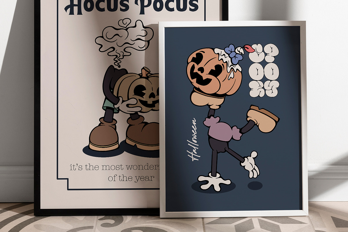 Halloween Poster Collection, a Poster Template by Alina Sh (Photo 8 of 10)