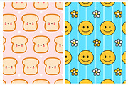 Cute kawaii pattern bundle, a Pattern Graphic by Slavko Kahovsky (Thumbnail 5 of 9)