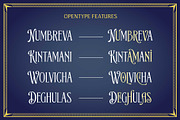Blacknose - Vintage Inspired, a Serif Font by Arterfak Project (Thumbnail 10 of 11)