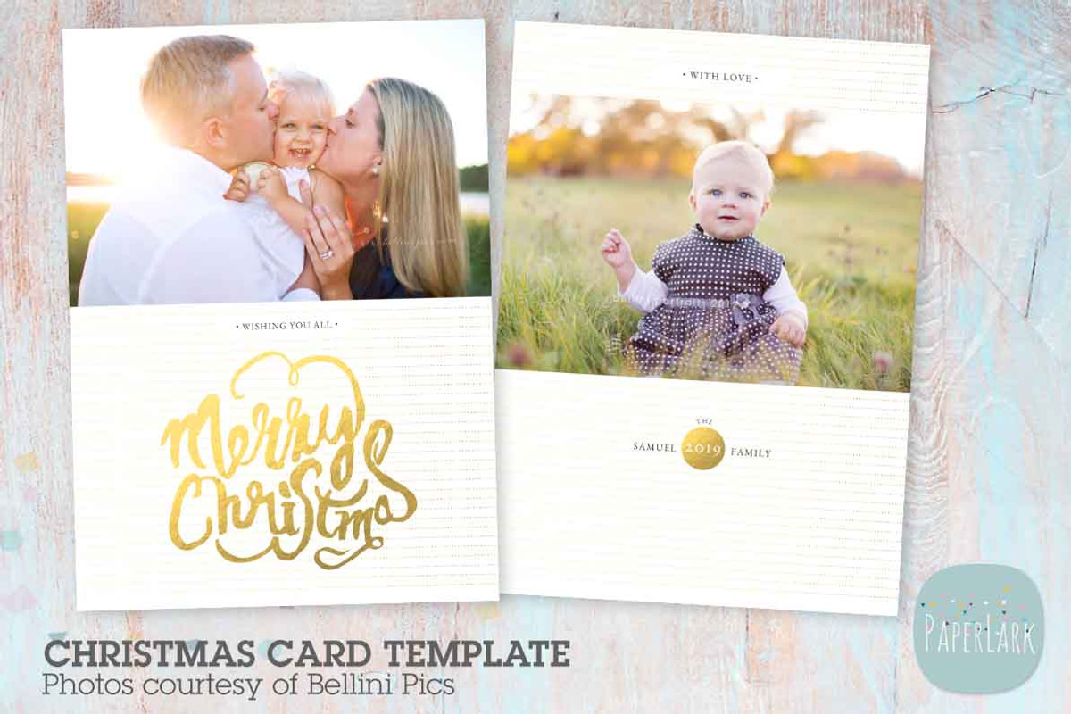AC039 Christmas Card, a Card Template by Paper Lark