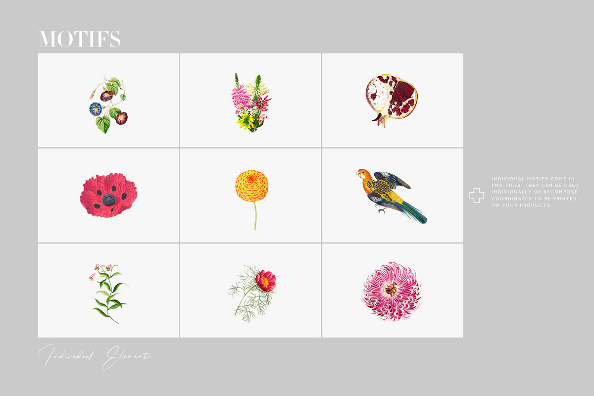 Paradise Florals Prints & Motifs, a Pattern Graphic by TSTUDIO (Photo 6 of 13)
