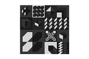 Geometric Shapes Dots Construction, a Pattern Graphic by Neo Geo (Thumbnail 5 of 9)