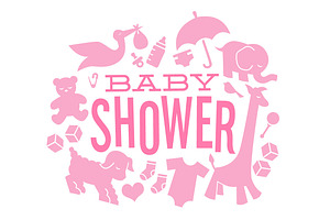 Baby Shower Icons