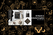 Mystic & Celestial Cliparts, an Illustration by Expose_Adam (Thumbnail 1 of 3)